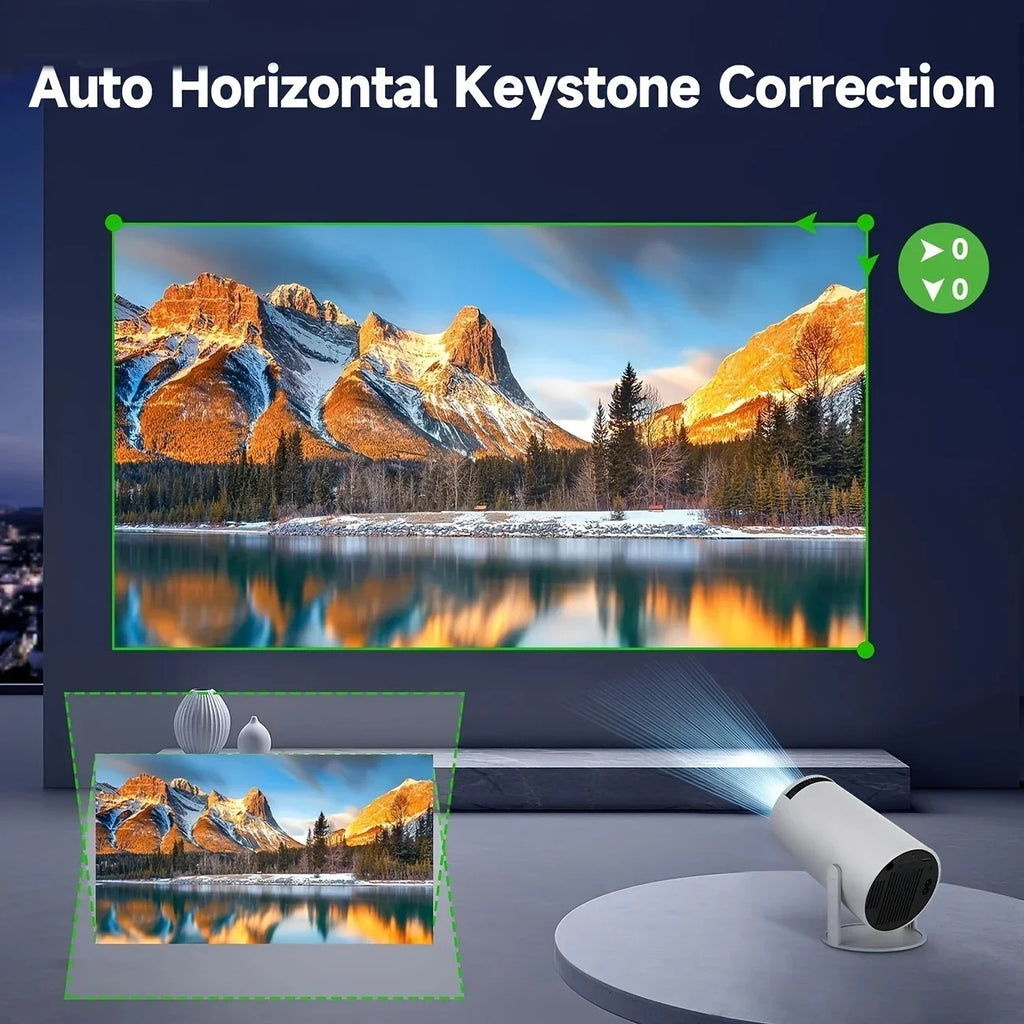 Mini Proyector Portátil 2025 4k 1080p Wifi6 Bluetooth 5.0